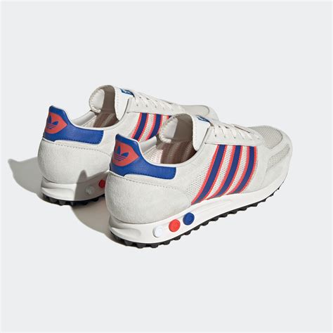 adidas weiß bla rot|Adidas LA Trainer (ID4663) chalk white/royal blue/bright red .